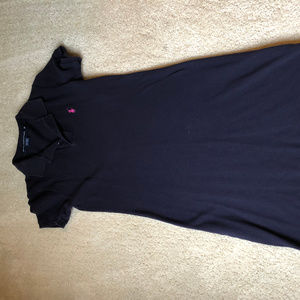 Navy blue polo dress